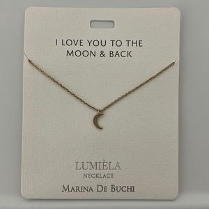 Lumiela Necklace- I Love You To The Moon & Back.